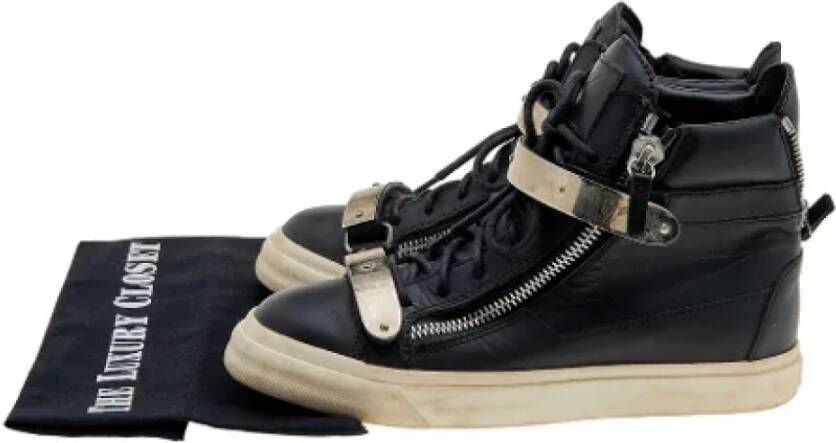 Giuseppe Zanotti Pre-owned Leather sneakers Black Dames