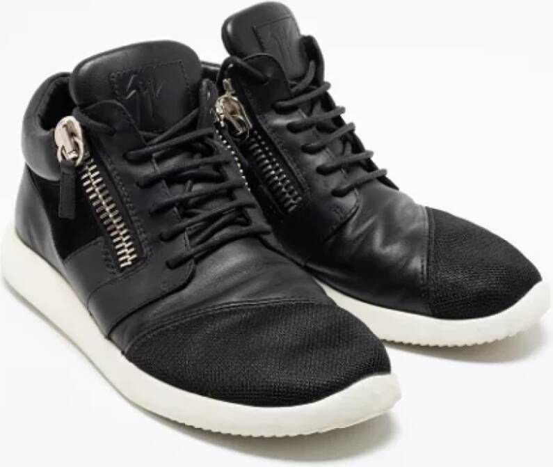 Giuseppe Zanotti Pre-owned Leather sneakers Black Dames