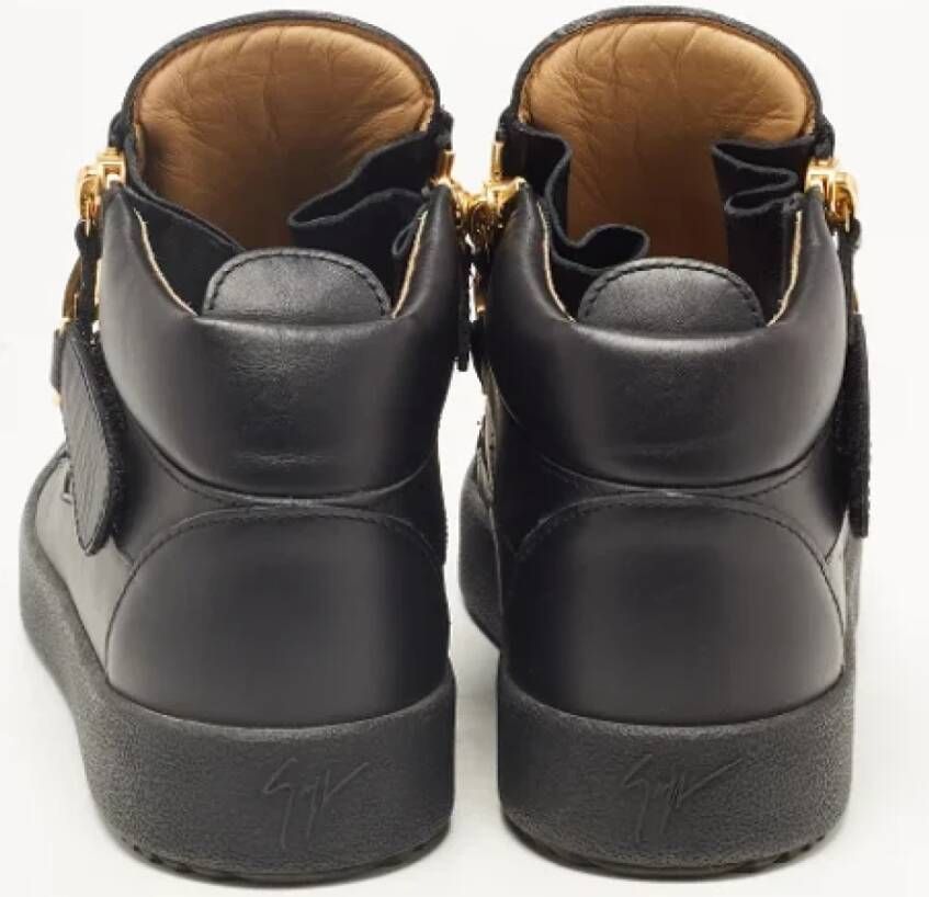 Giuseppe Zanotti Pre-owned Leather sneakers Black Dames