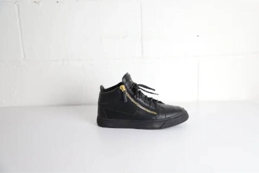 Giuseppe Zanotti Pre-owned Leather sneakers Black Dames