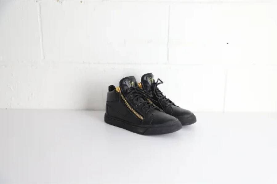 Giuseppe Zanotti Pre-owned Leather sneakers Black Dames