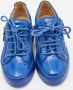 Giuseppe Zanotti Pre-owned Leather sneakers Blue Dames - Thumbnail 3