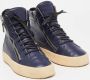 Giuseppe Zanotti Pre-owned Leather sneakers Blue Dames - Thumbnail 4