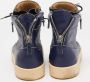 Giuseppe Zanotti Pre-owned Leather sneakers Blue Dames - Thumbnail 5