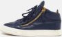 Giuseppe Zanotti Pre-owned Leather sneakers Blue Dames - Thumbnail 2