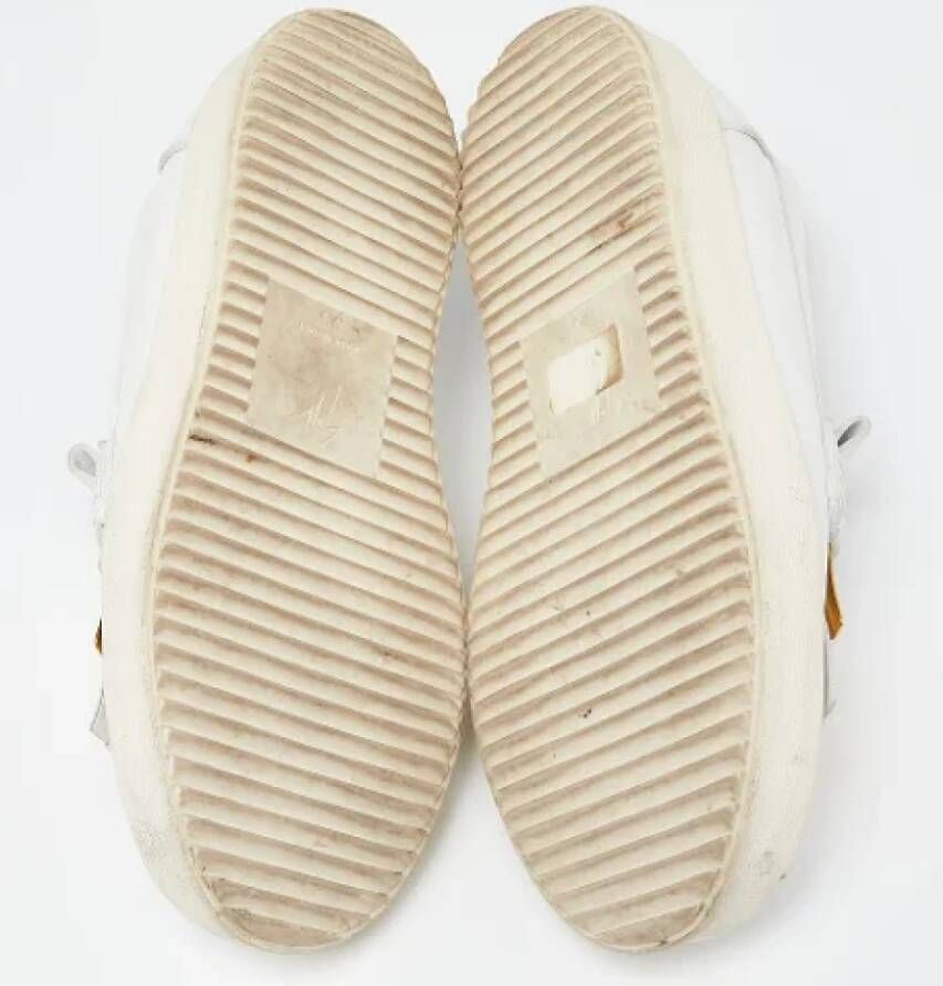 Giuseppe Zanotti Pre-owned Leather sneakers White Dames