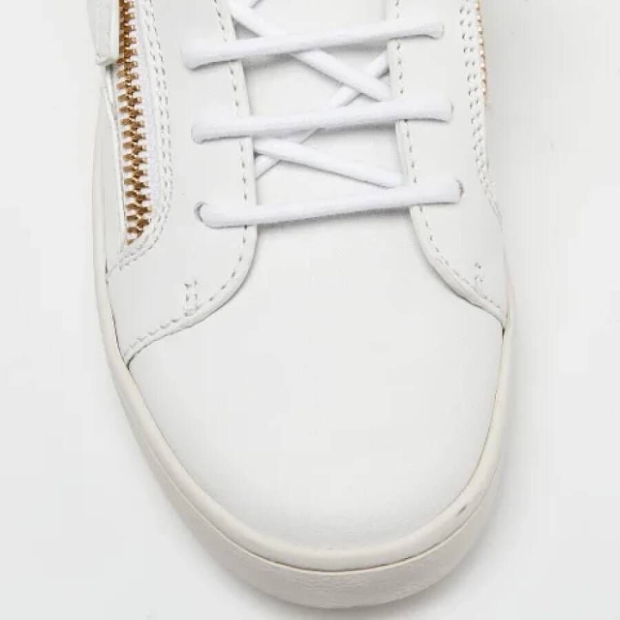 Giuseppe Zanotti Pre-owned Leather sneakers White Dames