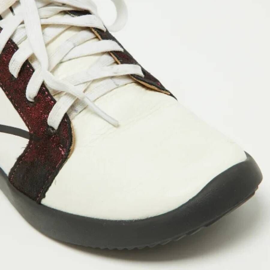 Giuseppe Zanotti Pre-owned Leather sneakers White Dames