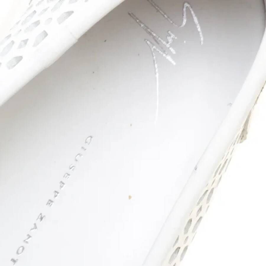 Giuseppe Zanotti Pre-owned Leather sneakers White Dames