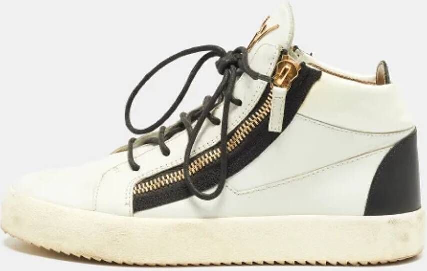 Giuseppe Zanotti Pre-owned Leather sneakers White Dames