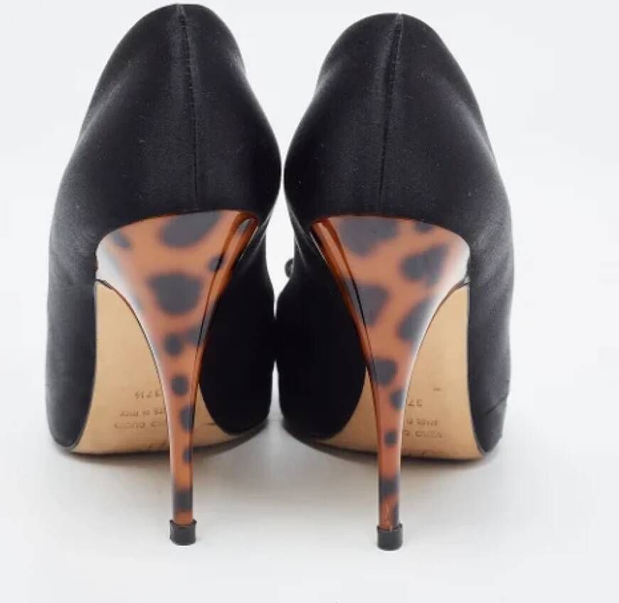 Giuseppe Zanotti Pre-owned Satin heels Black Dames