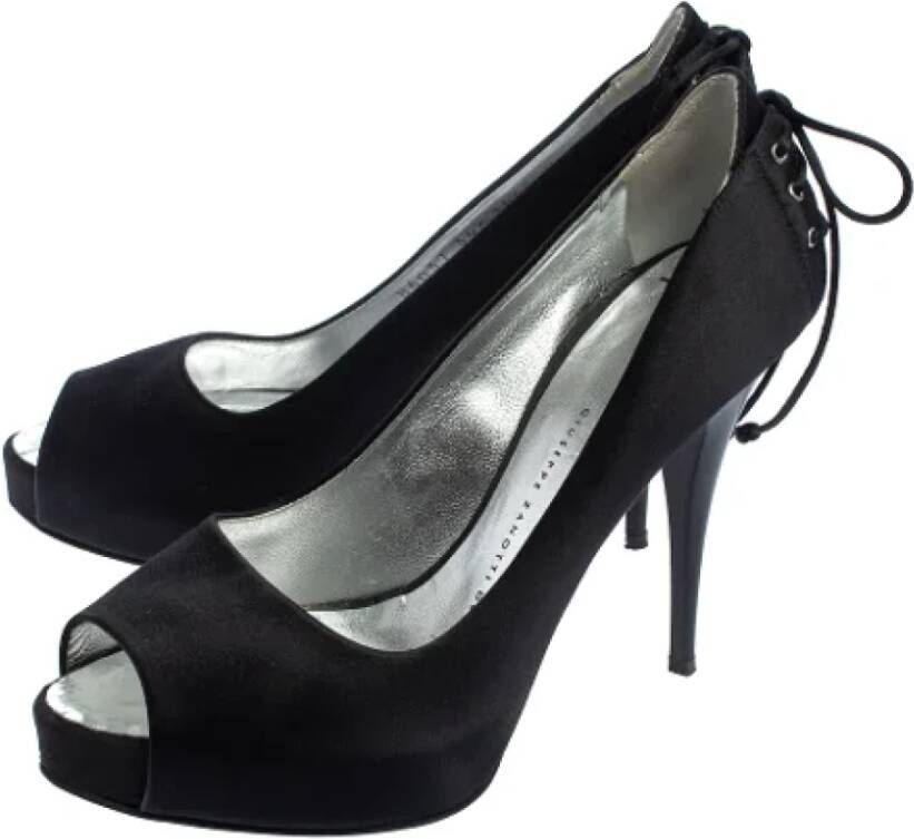 Giuseppe Zanotti Pre-owned Satin heels Black Dames