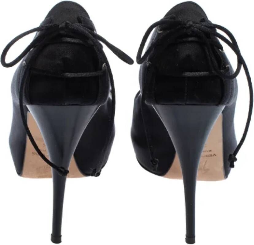 Giuseppe Zanotti Pre-owned Satin heels Black Dames