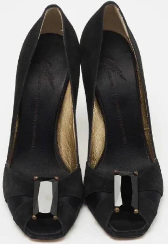 Giuseppe Zanotti Pre-owned Satin heels Black Dames