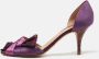 Giuseppe Zanotti Pre-owned Satin heels Purple Dames - Thumbnail 2