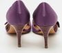 Giuseppe Zanotti Pre-owned Satin heels Purple Dames - Thumbnail 5