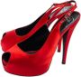 Giuseppe Zanotti Pre-owned Satin heels Red Dames - Thumbnail 3