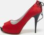 Giuseppe Zanotti Pre-owned Satin heels Red Dames - Thumbnail 2