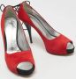 Giuseppe Zanotti Pre-owned Satin heels Red Dames - Thumbnail 4