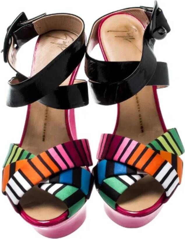 Giuseppe Zanotti Pre-owned Satin sandals Multicolor Dames