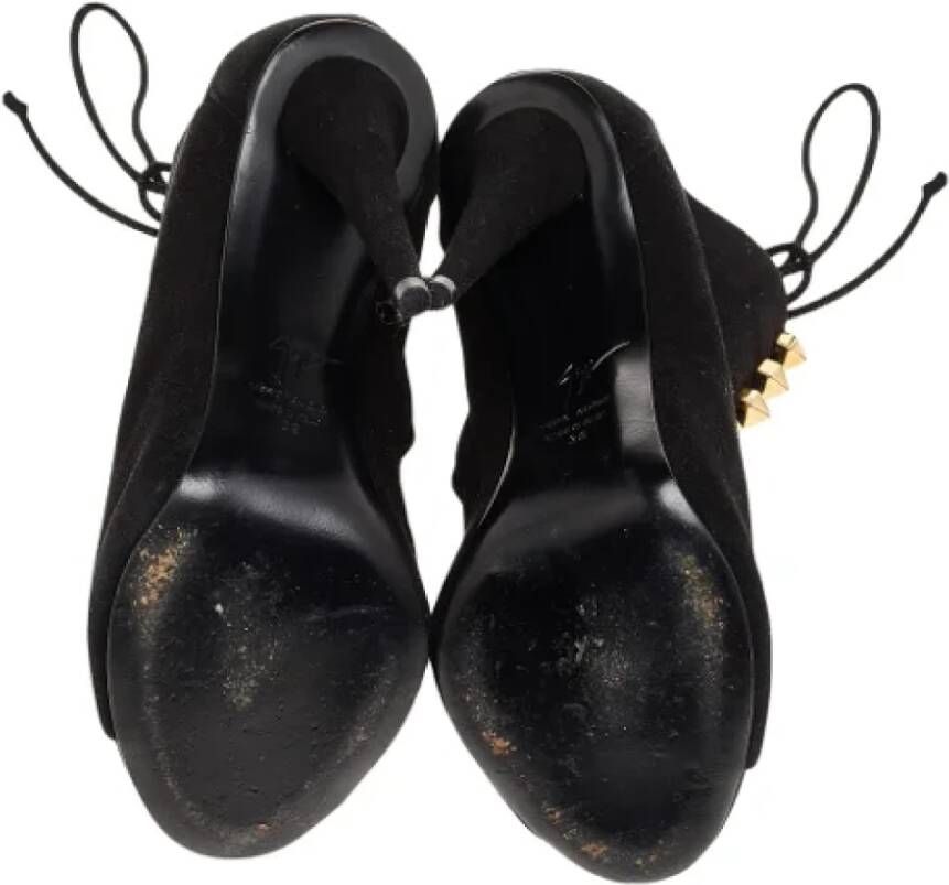 Giuseppe Zanotti Pre-owned Suede boots Black Dames