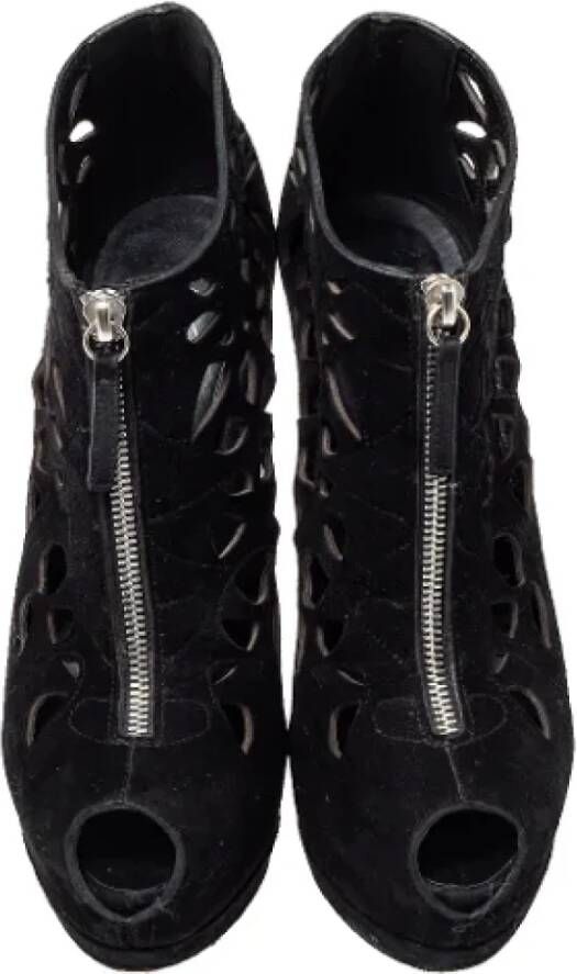 Giuseppe Zanotti Pre-owned Suede boots Black Dames