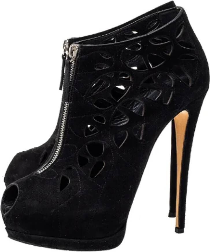 Giuseppe Zanotti Pre-owned Suede boots Black Dames