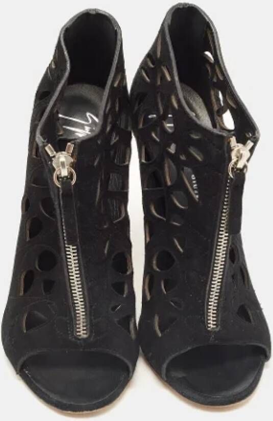 Giuseppe Zanotti Pre-owned Suede boots Black Dames