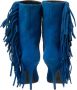 Giuseppe Zanotti Pre-owned Suede boots Blue Dames - Thumbnail 4