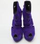 Giuseppe Zanotti Pre-owned Suede boots Purple Dames - Thumbnail 3
