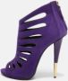Giuseppe Zanotti Pre-owned Suede boots Purple Dames - Thumbnail 2