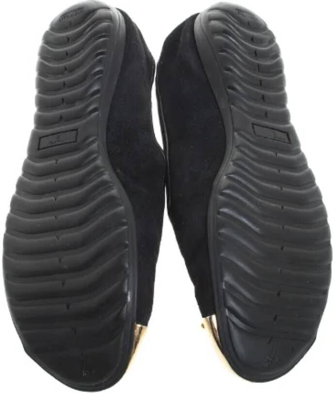 Giuseppe Zanotti Pre-owned Suede flats Black Dames