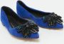 Giuseppe Zanotti Pre-owned Suede flats Blue Dames - Thumbnail 4