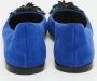 Giuseppe Zanotti Pre-owned Suede flats Blue Dames - Thumbnail 5