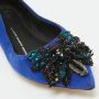 Giuseppe Zanotti Pre-owned Suede flats Blue Dames - Thumbnail 7