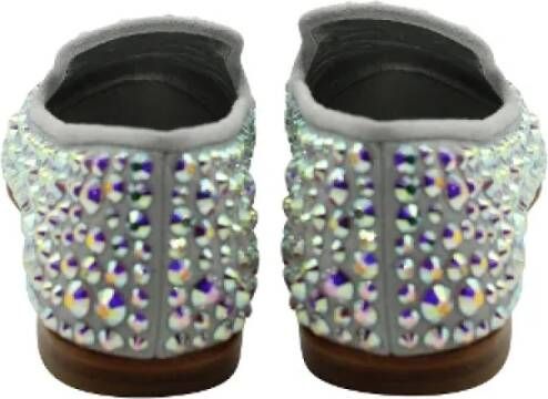 Giuseppe Zanotti Pre-owned Suede flats Gray Dames