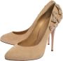 Giuseppe Zanotti Pre-owned Suede heels Beige Dames - Thumbnail 3