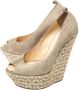 Giuseppe Zanotti Pre-owned Suede heels Beige Dames - Thumbnail 3