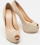 Giuseppe Zanotti Pre-owned Suede heels Beige Dames - Thumbnail 4