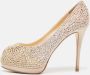 Giuseppe Zanotti Pre-owned Suede heels Beige Dames - Thumbnail 2