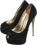 Giuseppe Zanotti Pre-owned Suede heels Black Dames - Thumbnail 3