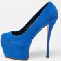 Giuseppe Zanotti Pre-owned Suede heels Blue Dames - Thumbnail 2