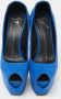 Giuseppe Zanotti Pre-owned Suede heels Blue Dames - Thumbnail 3