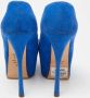 Giuseppe Zanotti Pre-owned Suede heels Blue Dames - Thumbnail 5