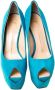 Giuseppe Zanotti Pre-owned Suede heels Blue Dames - Thumbnail 2