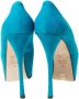 Giuseppe Zanotti Pre-owned Suede heels Blue Dames - Thumbnail 4