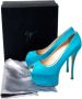 Giuseppe Zanotti Pre-owned Suede heels Blue Dames - Thumbnail 7