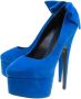 Giuseppe Zanotti Pre-owned Suede heels Blue Dames - Thumbnail 4