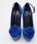 Giuseppe Zanotti Pre-owned Suede heels Blue Dames - Thumbnail 3