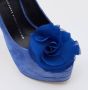 Giuseppe Zanotti Pre-owned Suede heels Blue Dames - Thumbnail 7